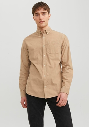 Skjorta - JJE CLASSIC CORD SHIRT